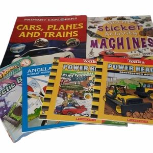 Bundle of car, plane, truck books